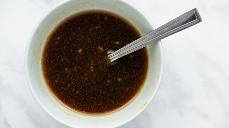 dressing in a bowl 