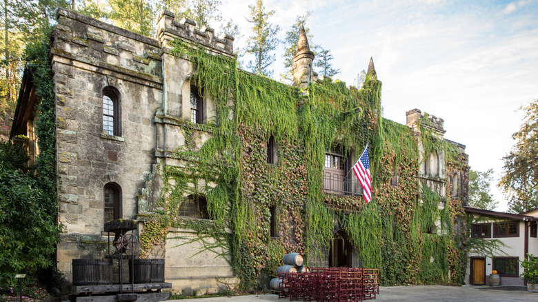 front of Chateau Montelena 