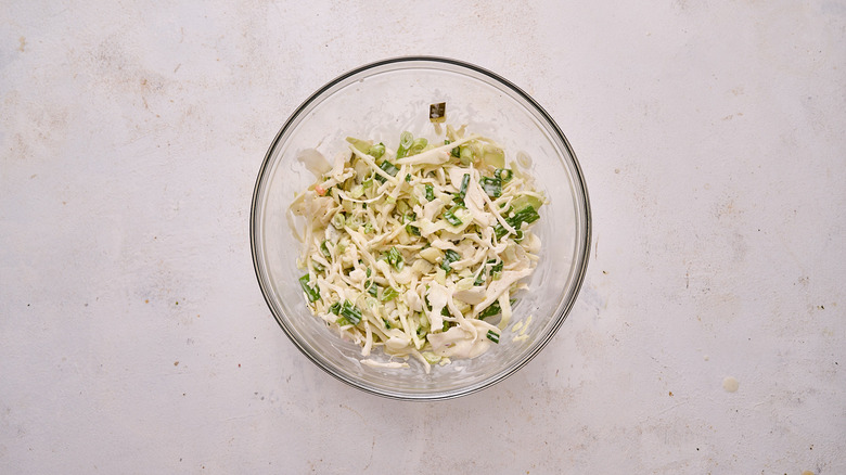 coleslaw in bowl