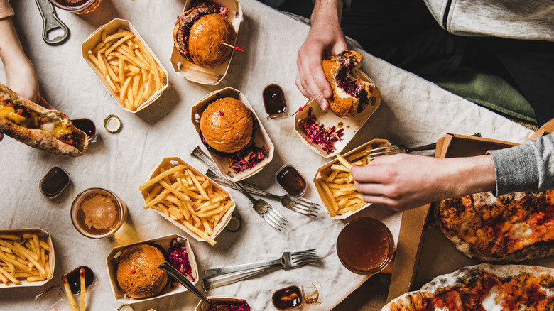 fast food dinner party