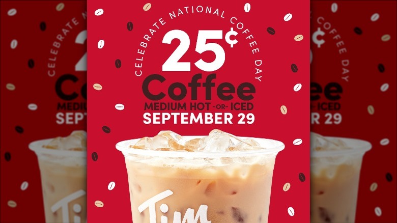 Tim Hortons coffee day deal