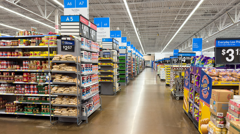 Walmart interior