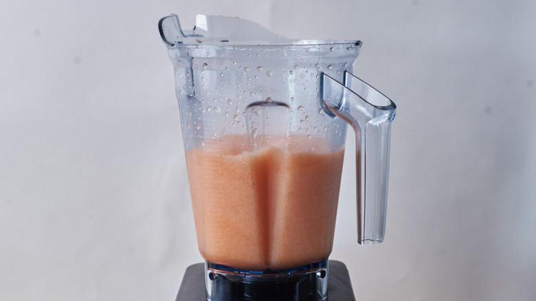 slushy in blender