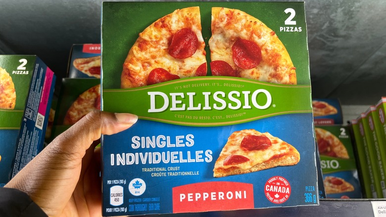 Delissio frozen pizza