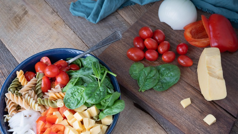 pasta salad ingredients