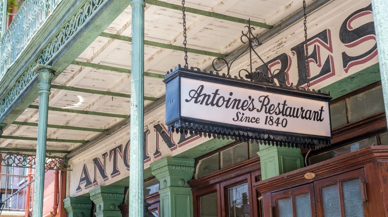 Antoine's restaurant sign