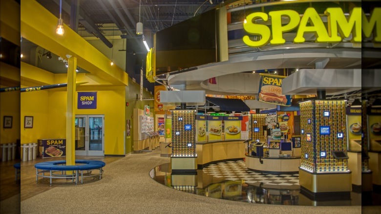 Interior of the SPAM Museum