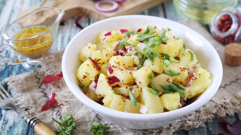 Bowl of potato salad