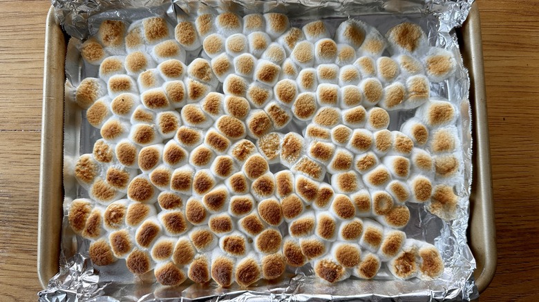 Broiled marshmallows