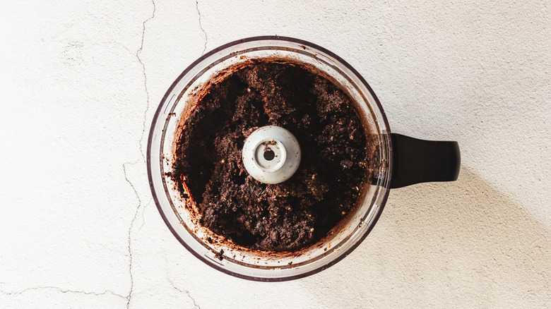 brownie base in food processor