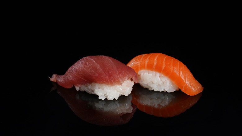 two nigiri side by side