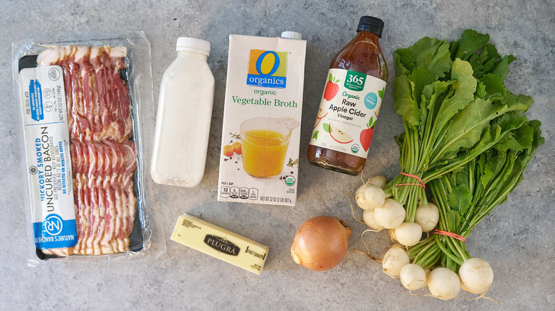 bacon turnip greens ingredients