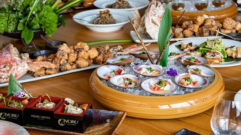 cuisine at a Nobu Hotel