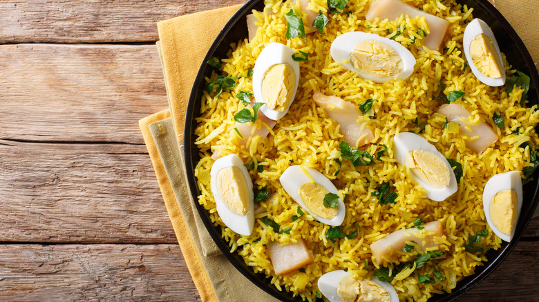 kedgeree rice dish