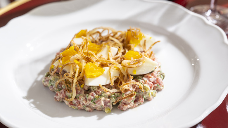 tartare de boeuf at libertine