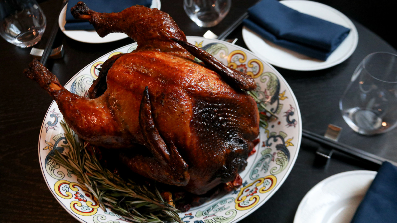 NYC's Hutong Restaurant Is Serving Flaming Peking Turkey For Thanksgiving