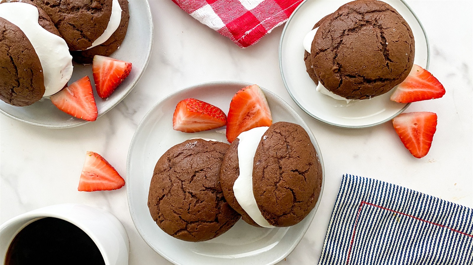 Classic Whoopie Pies (easy chocolate recipe) - Vintage Kitchen Notes