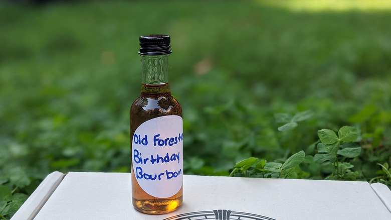 Old Forester Birthday sample bottle