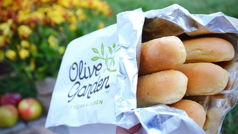 plain breadsticks on a countertop