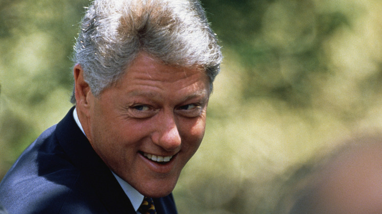 Bill Clinton smiling