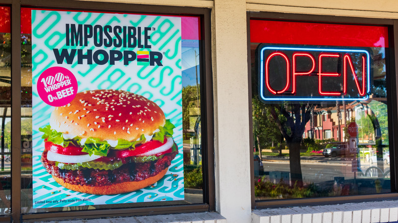 Impossible Whopper Sign