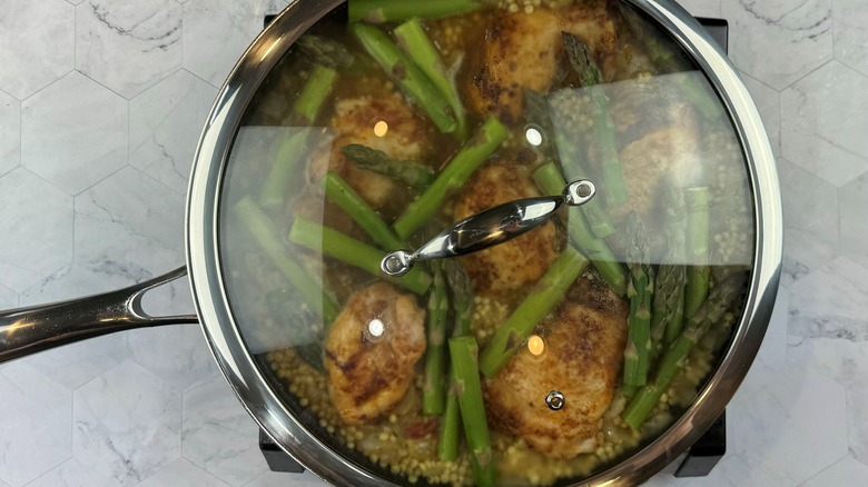 couscous with chicken and asparagus