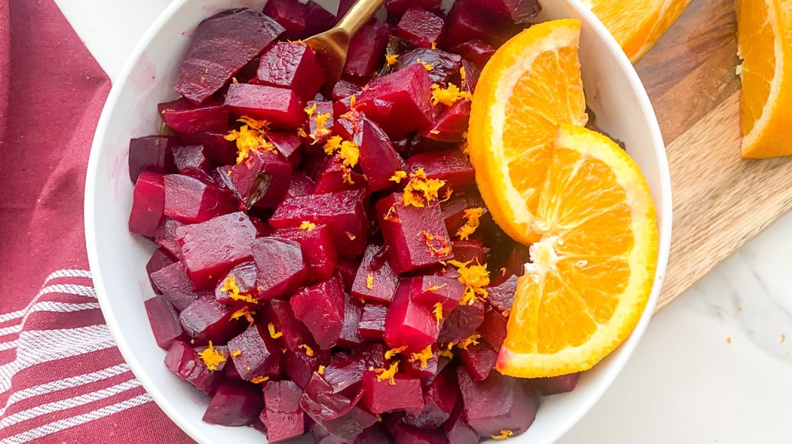 Orange Zest Gives Balsamic-Glazed Beets A Bright Burst Of Taste