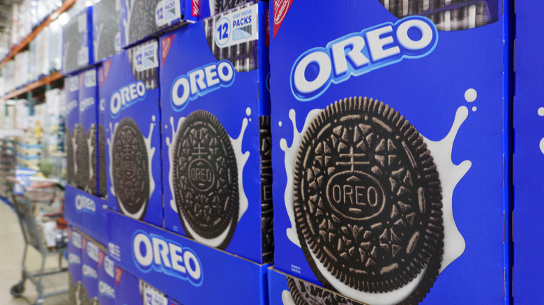 boxes of Oreos in store