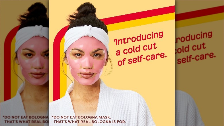 Oscar Mayer bologna mask ad