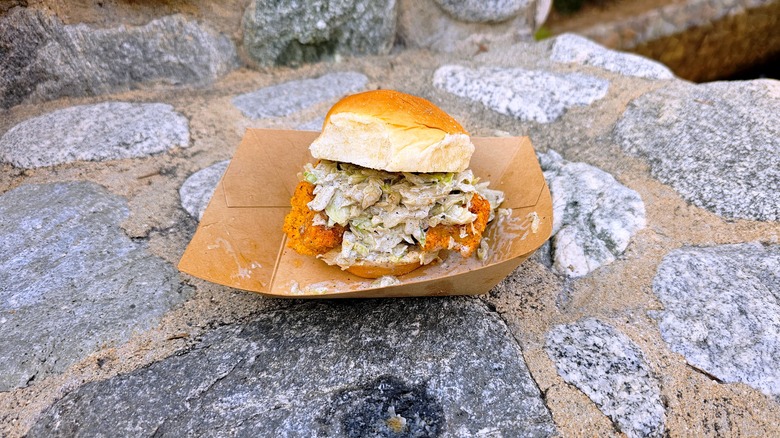 Togarashi Karaage Chicken Slider