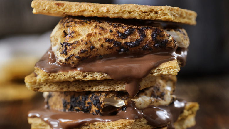 stacked s'mores