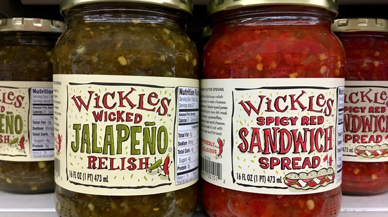 Wickles Relish on the grocers shelf