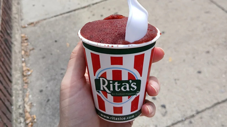 rita's wild cherry italian ice