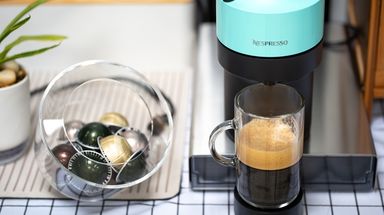 Nespresso Vertuo machine and pods