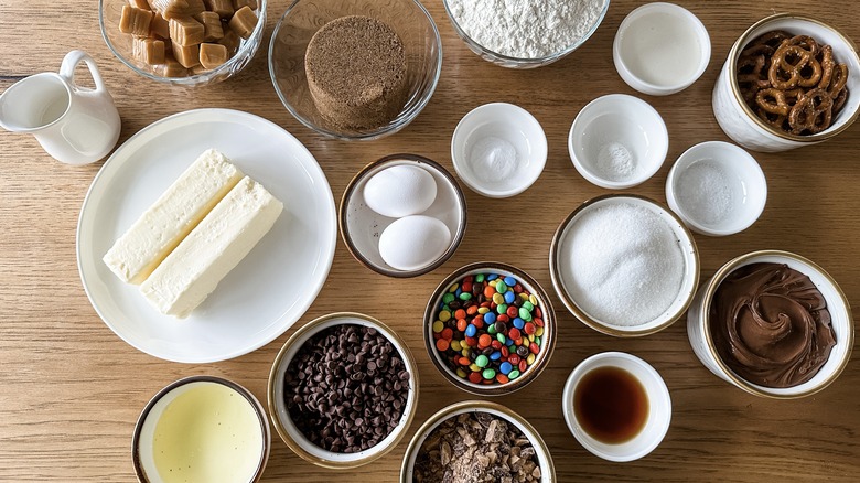 ingredients for cookie cake