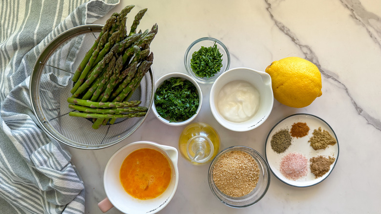 asparagus fritters ingredients