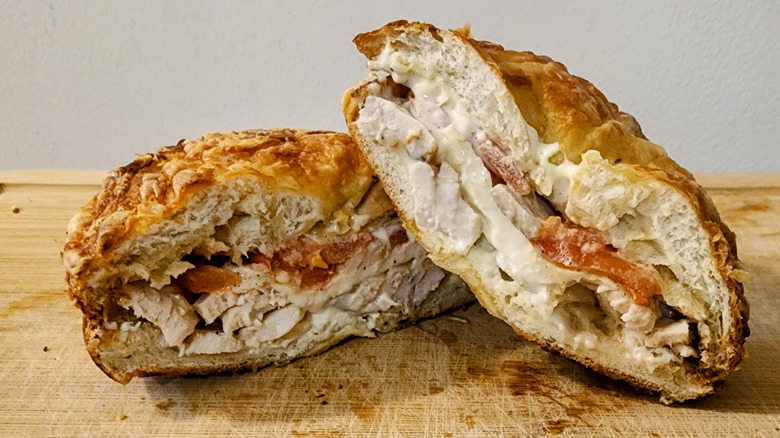 Chicken Roma Asiago Bagel Stack