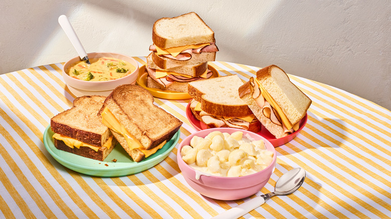 Panera kids' menu spread