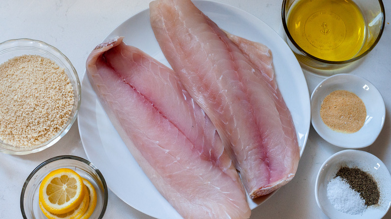 panko-crusted red snapper ingredients 