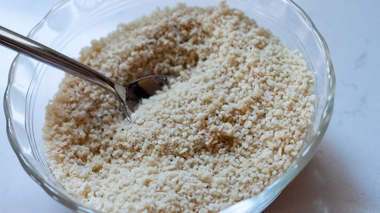 breadcrumbs in a bowl 