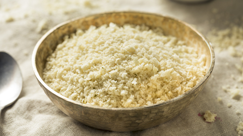 panko breadcrumbs in a bowl