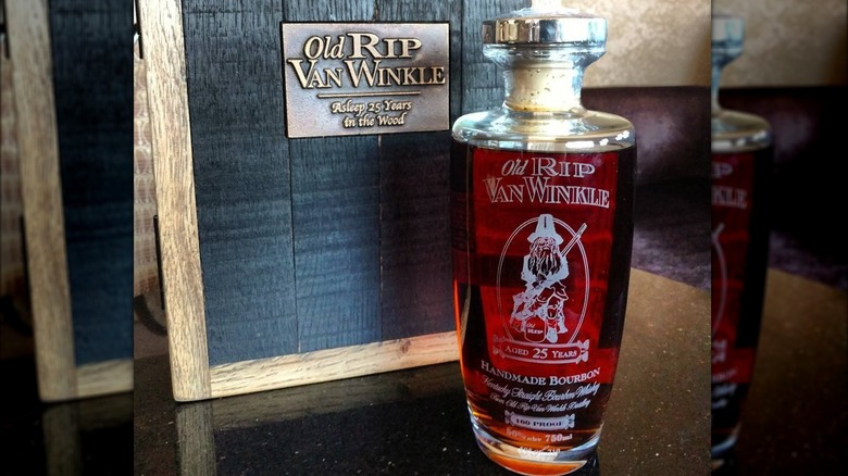 Bottle of Old Rip Van Winkle 25 year