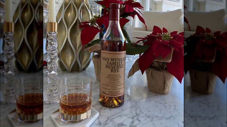 Bottle of Van Winkle Reserve Rye