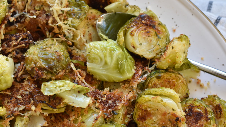 parmesan crusted brussels sprout recipe