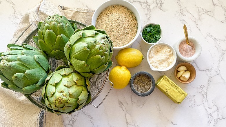 stuffed artichokes ingredients