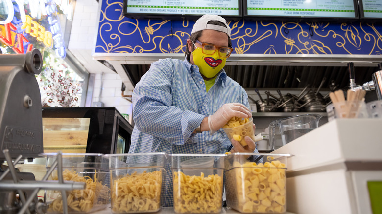 Brandon Fay packaging pasta