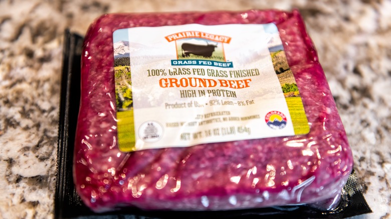 grass fed ground beef