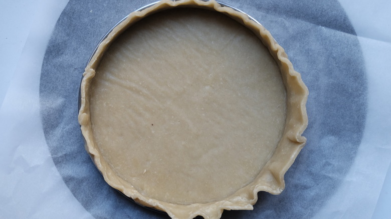 pie crust in pan