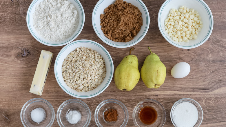 pear chocolate cookie ingredients