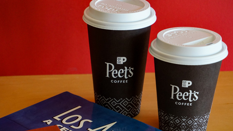 Peet's Coffee cups